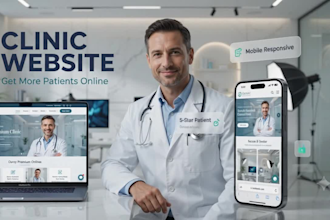build a professional medical, healthcare, doctor, or clinic website