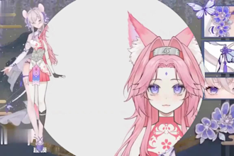 convert your live 2d to 3d vtuber vrm character model,mmd,rigging,vriod