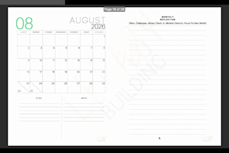 provide a 2026 digital calendar, elegant and ready to use PDF