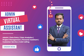 your dedicated personal and virtual assistant for admin support