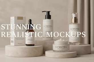 design professional logo, branding kit, and  mockups