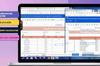 build your US wedding budget planner spreadsheet with tax and tip calculator