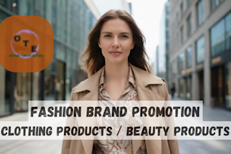 create a modern fashion promo video an clothing video promotion