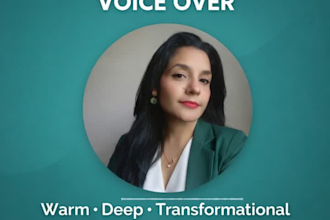 calm emotional spanish voice for meditation