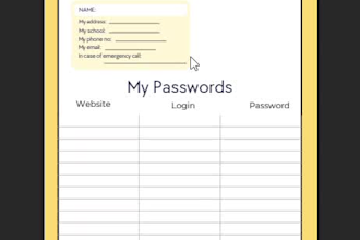 design professional planners in canva
