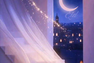 create cute unique eid mubarak animated videos