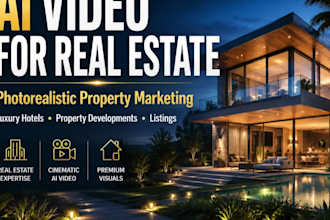 photorealistic ai real estate hotel property marketing claude higgsfield video