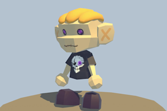create 3d game ready character for unity or unreal