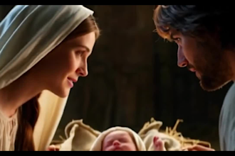3d ai bible book video trailer christian sermon reels ai bible storytelling