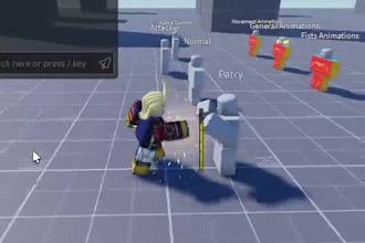 build full playable roblox game with custom lua scripting, combat system