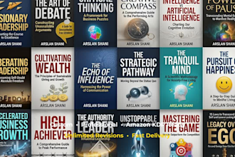 do book cover design, ebook cover, kdp book cover