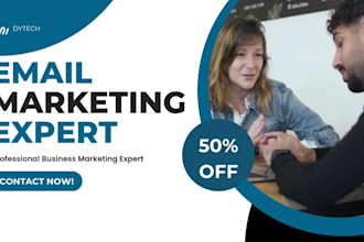 set up email marketing campaigns, automation, copywriting for your shopify store