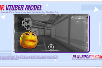 build a next generation custom ar vtuber model with face tracking