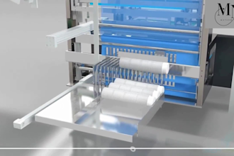 create 3d industrial machinery and manufacturing animation