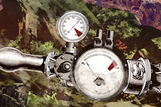 create a surreal mixed media animated music video