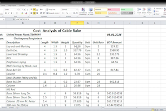 do estimation and costing of all construction project