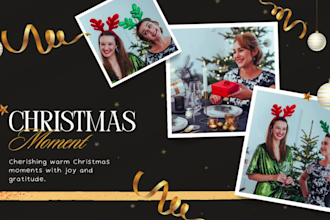 do animated ecard with logo,moving picture for greeting, new year or any holiday