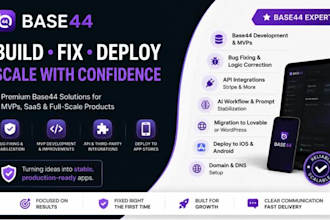 migrate base44 to wordpress deploy base44 bug fixing publish base44 web app