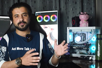 do professional talking head video in iman gadzhi style