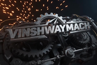 create a custom, unique 2d logo animation and intro