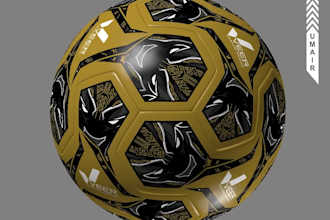design professional soccer ball and football graphics for manufacturing