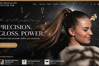 design squarespace hair salon website hairstylist appointment booking website