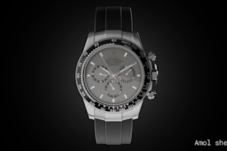 create 3d watch animation 3d watch video with detailed  models and renders