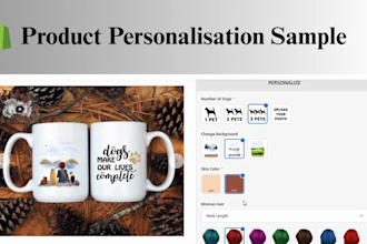 set up shopify product personalizer teeinblue zepto customily