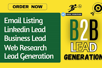 do targeted b2b lead generation,business leads,linkedin lead,email list building