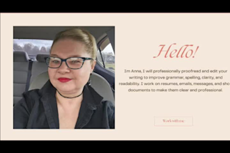 proofread and edit for clarity and readability in 24 hours