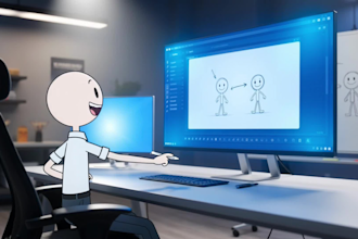 create professional 2d stickman animation explainer videos