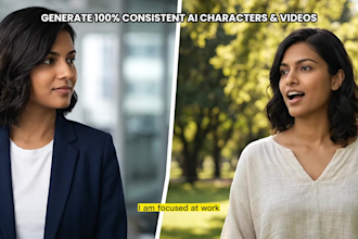 create a consistent ai influencer and high end ai video for your brand