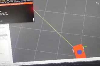 write python code and ros2 robotics simulations