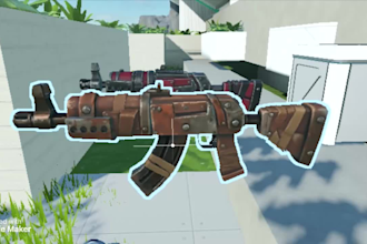 create custom lowpoly 3d models designed for roblox games
