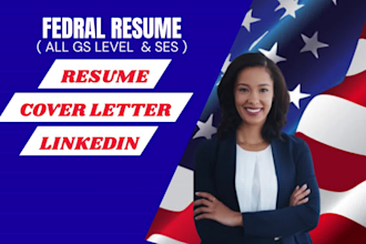 write an ats optimized federal resume for government job