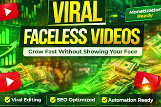 make trendy faceless youtube video that go viral