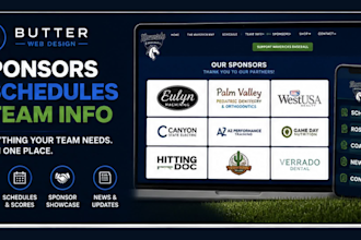 build a wix website for your sports organization