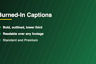 add accurate synced subtitles and captions to your video