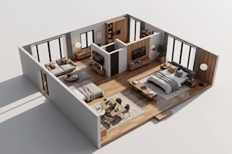 create 2d and 3d floor plans for real estate listings and airbnb