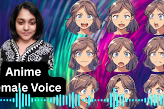 record professional female anime or game voice