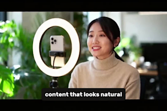 create a generated content user for tiktok vidoes or reels