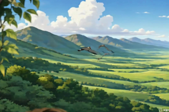 do create stunning gibili style ai art and cozy illustration