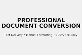 convert PDF to word, excel or powerpoint professionally