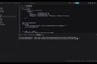 write, debug and fix python code for you