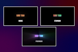 create 3d text transition
