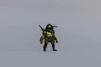 create stylized 3d character models, rigging and game ready unreal assets