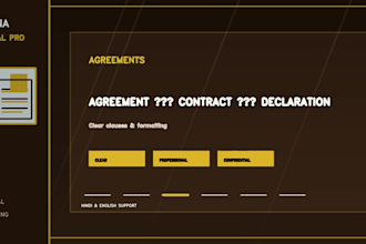 draft professional legal notices and legal documents