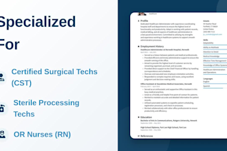write an ats surgical tech and scrub tech resume