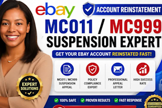 do ebay mc011 or mc999 suspension for ebay account reinstatement or restriction