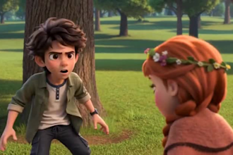 create a pixar inspired 3d character animation